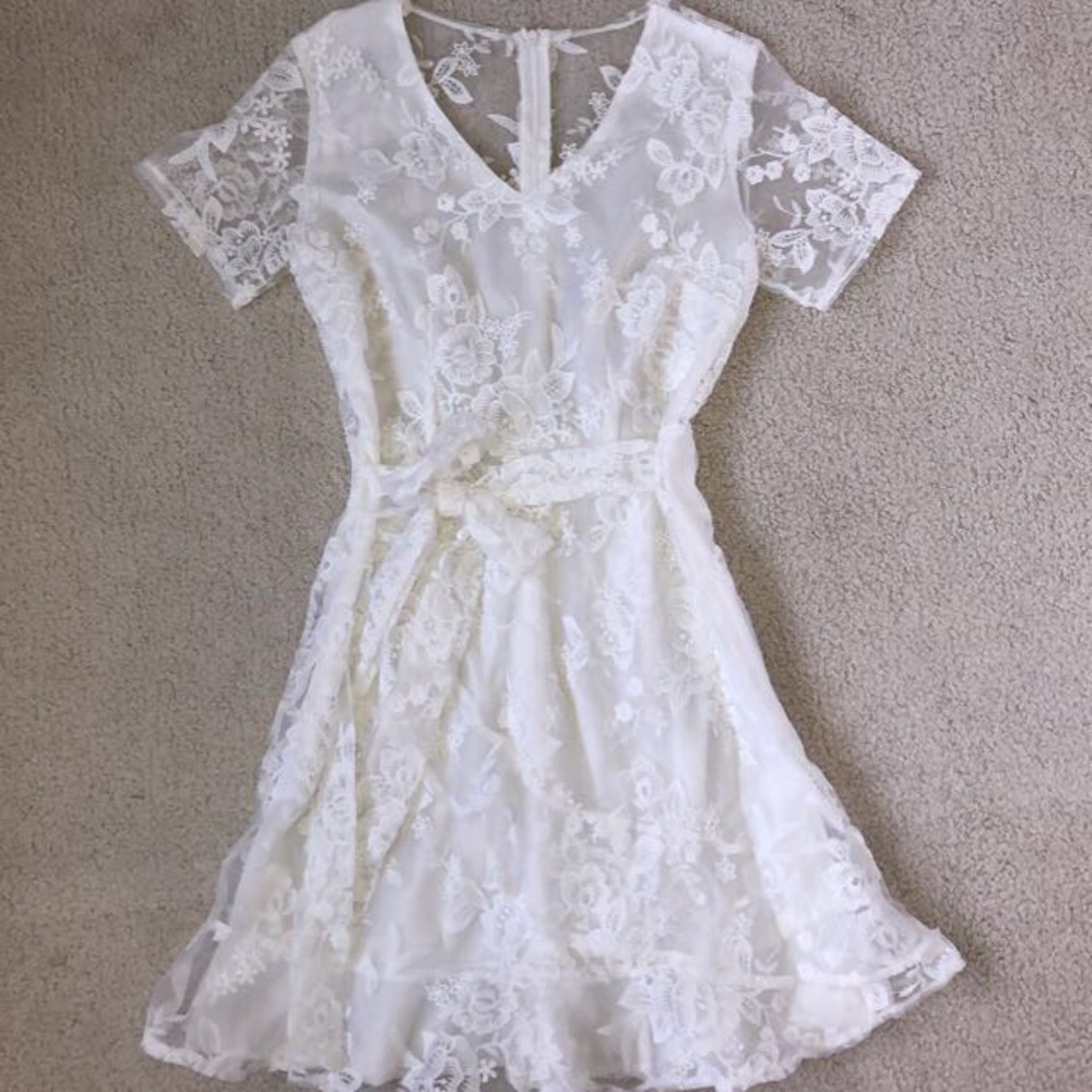 White Lacey dress